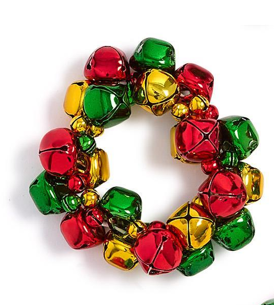 Jingle Bells Stretch Bracelet Unit ( 5 Colors)