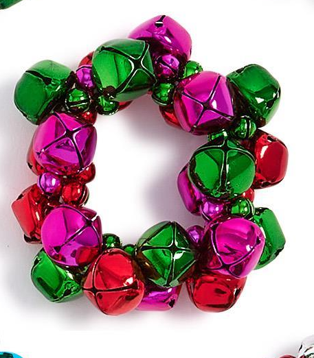 Jingle Bells Stretch Bracelet Unit ( 5 Colors)