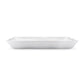 Ruffle White Melamine Small Rectangle Tray