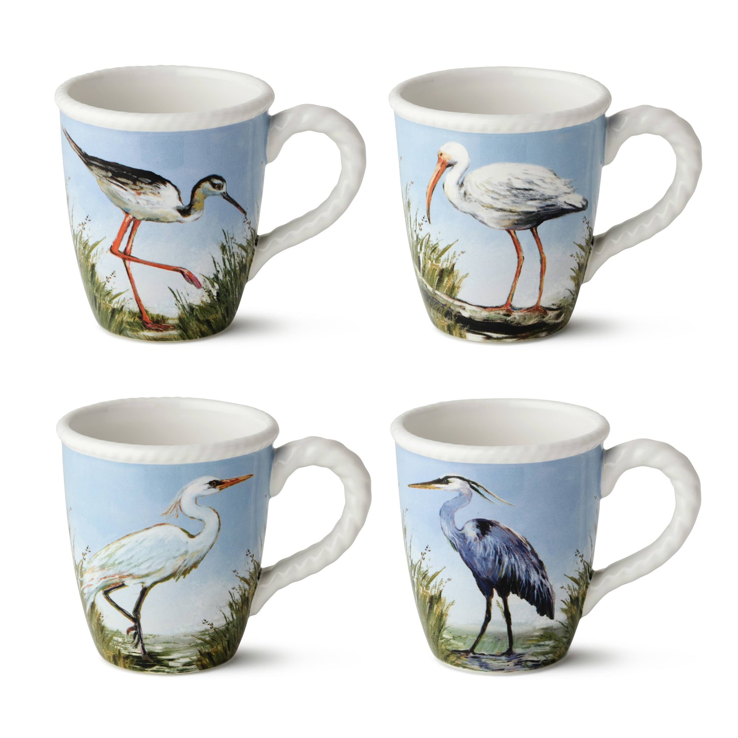 Coastal Birds Mug 14 oz. 4 asst.