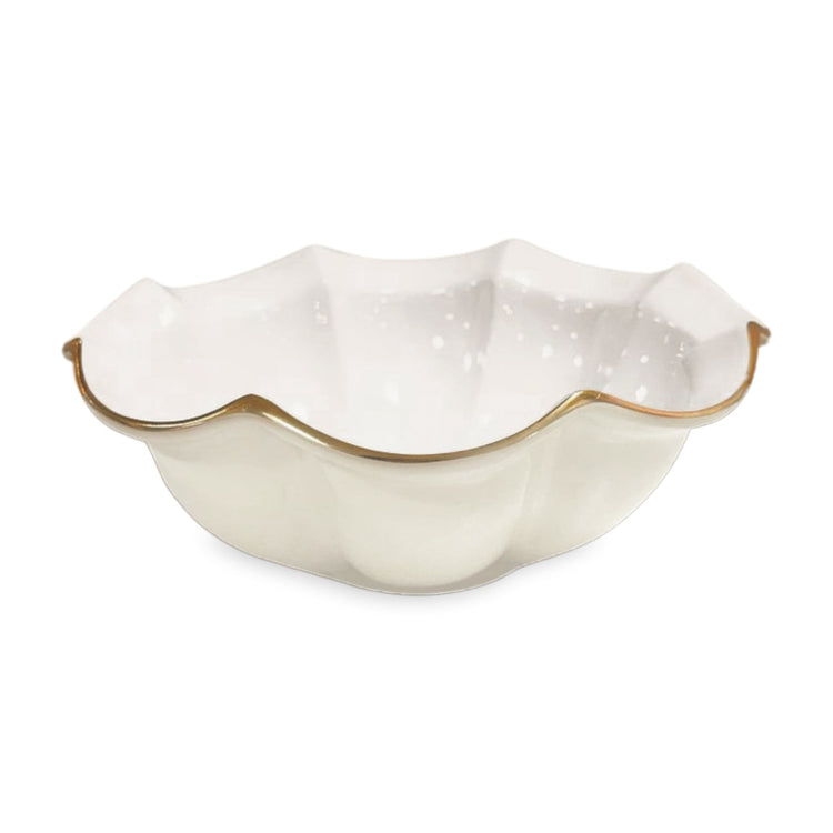 ENCANTO Devon Medium Bowl (Cream and White)