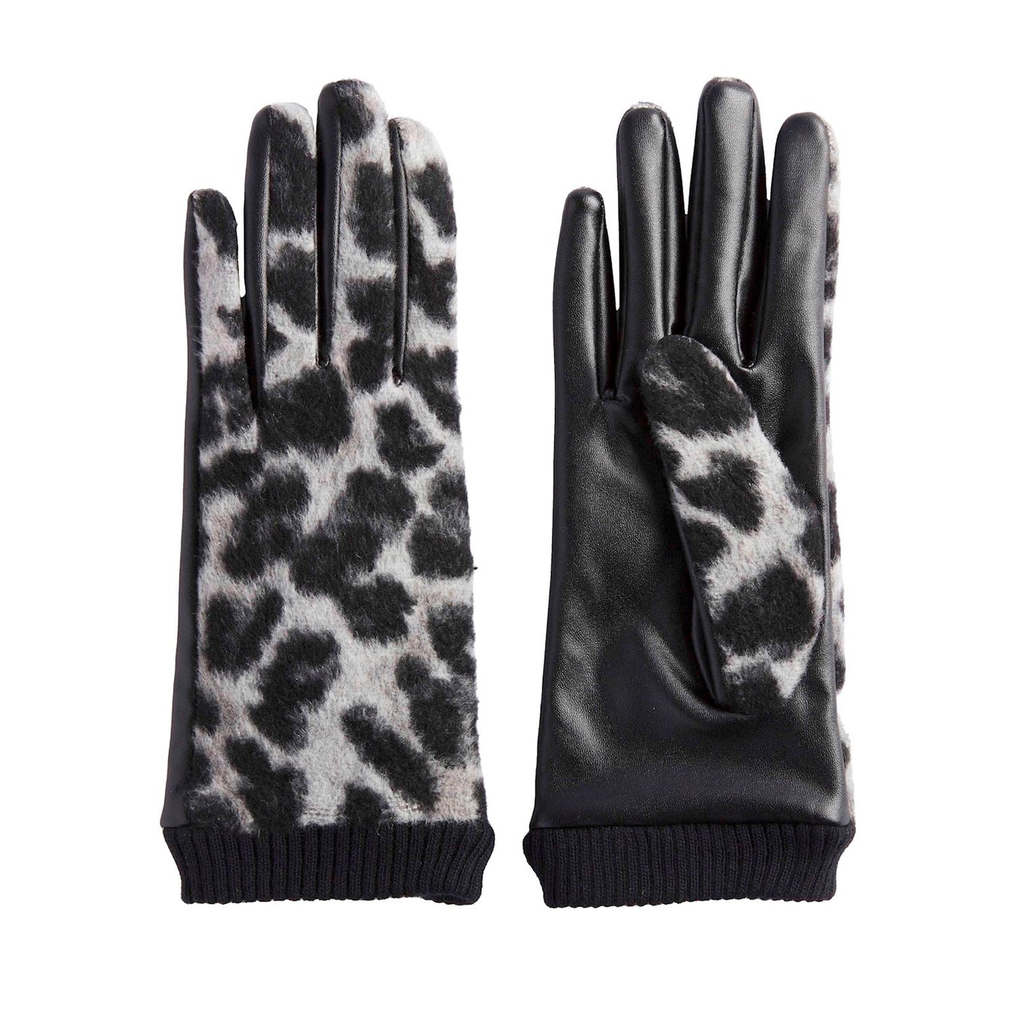 Leopard Ribbed Gloves (2 Styles)