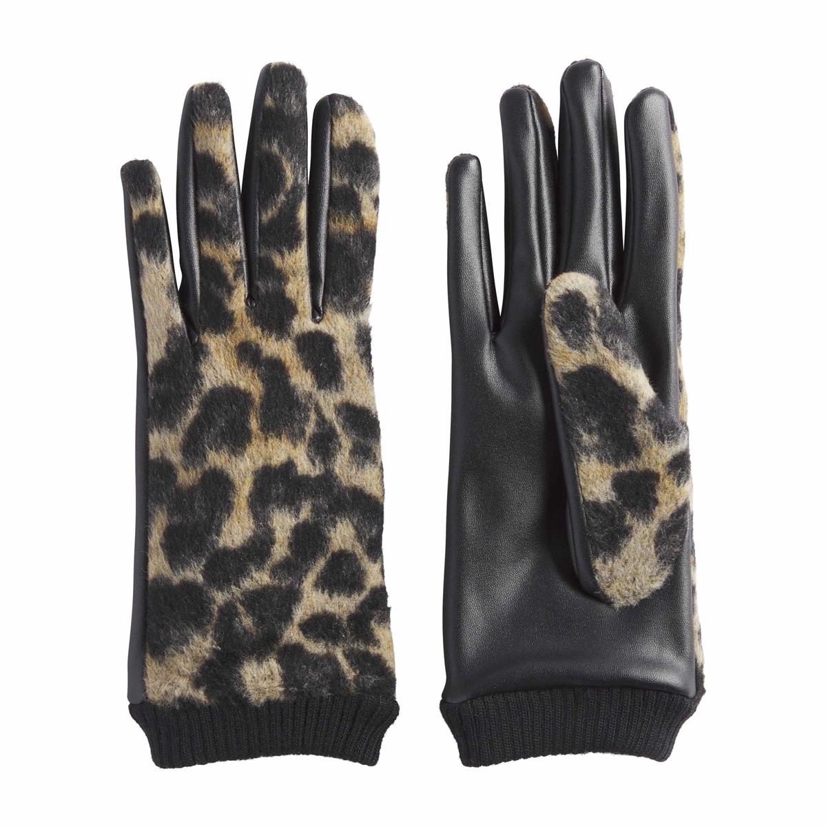 Leopard Ribbed Gloves (2 Styles)