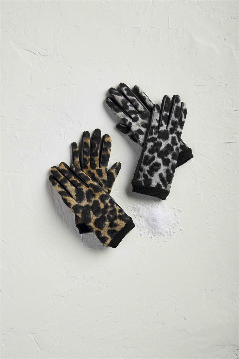 Leopard Ribbed Gloves (2 Styles)