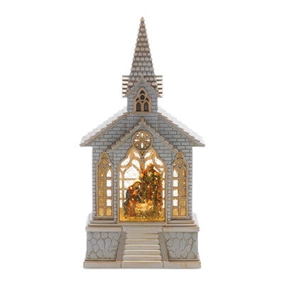 Snow Globe Church & Holy Family