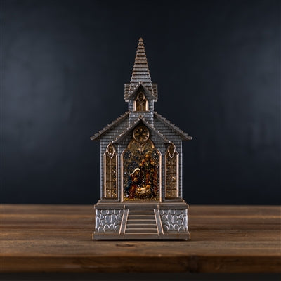 Snow Globe Church & Holy Family