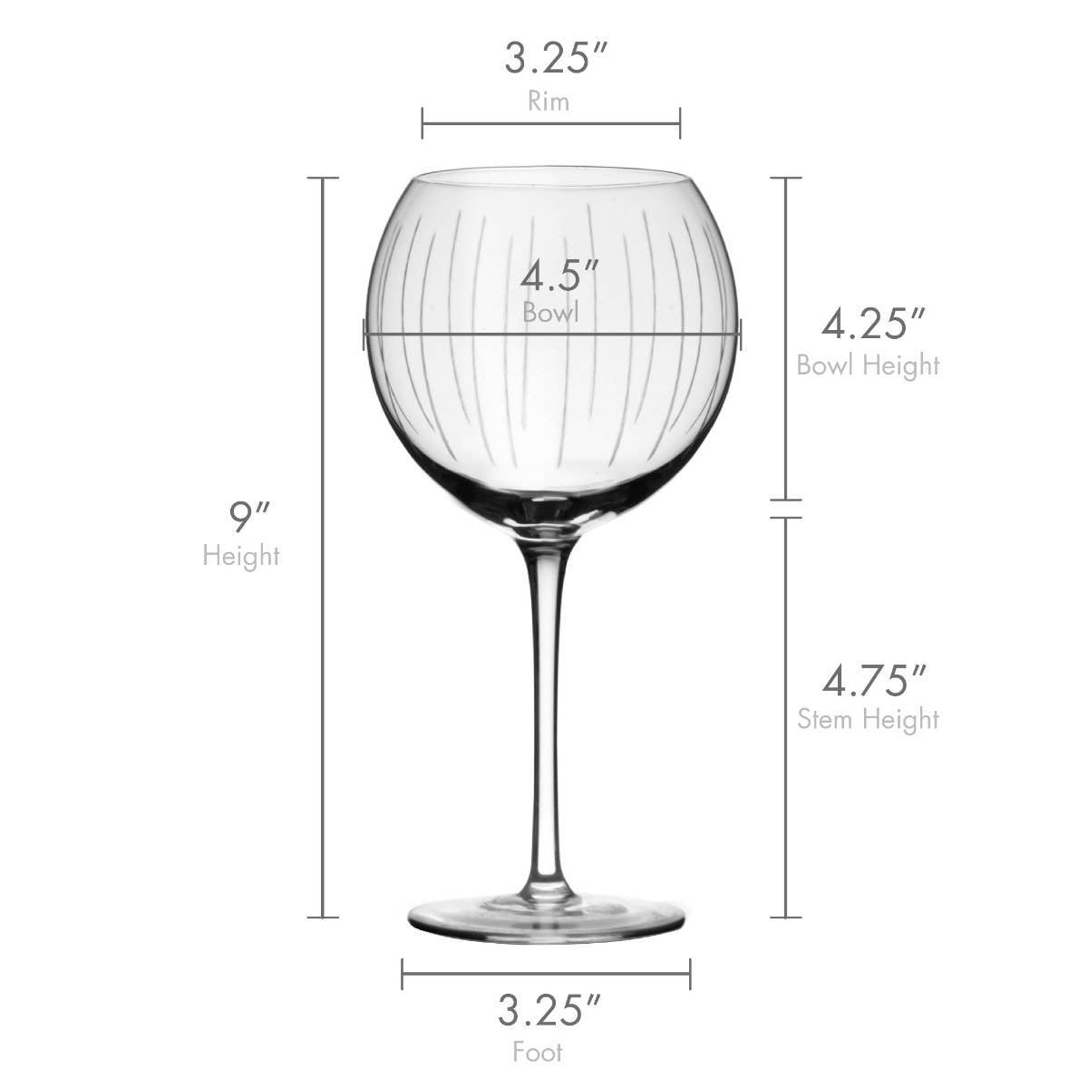 Mikasa Cheers 24.5OZ Balloon Goblet S/4