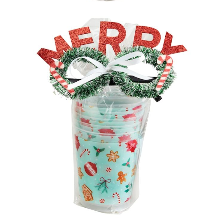 Holiday Party Cup Gift Sets (3 Styles)