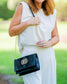 Cecilia Circle Logo Handbag Black EC: Default
