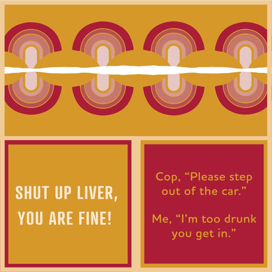 NAPKIN Too Drunk | Funny Party Gift | Cocktail Napkin