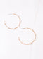 Boneta Pearl Hoop Earring GOLD