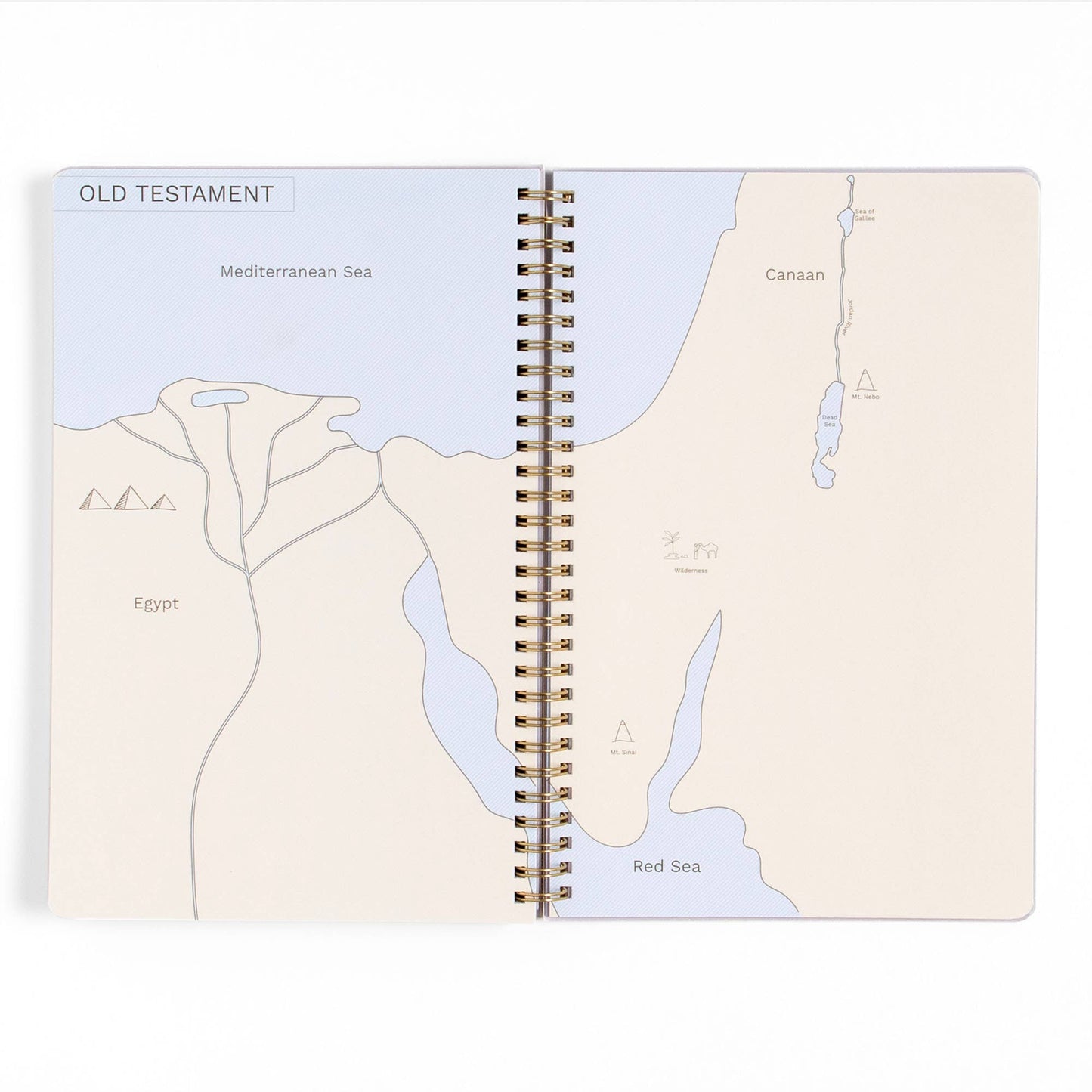 Happy Daisy Bible Study Notebook with Maps - Callie Danielle