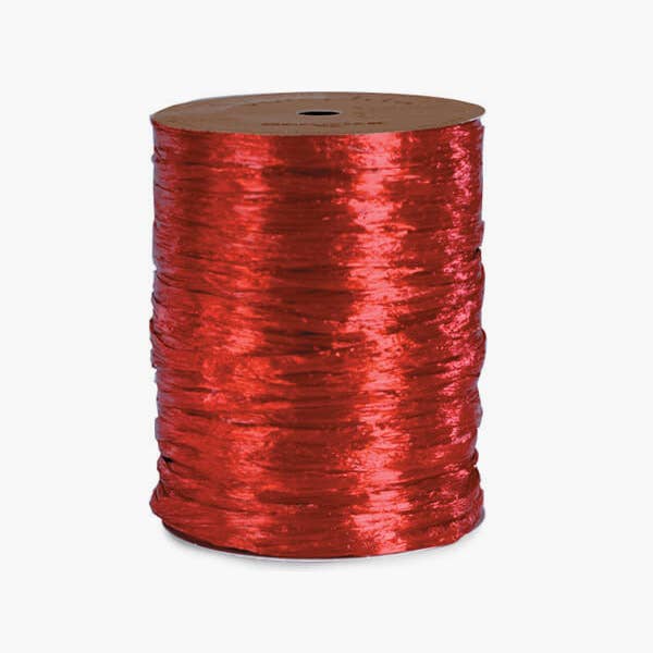 Pearlized Raffia Ribbon: White Pearlized / 1 Pack / 500 yards