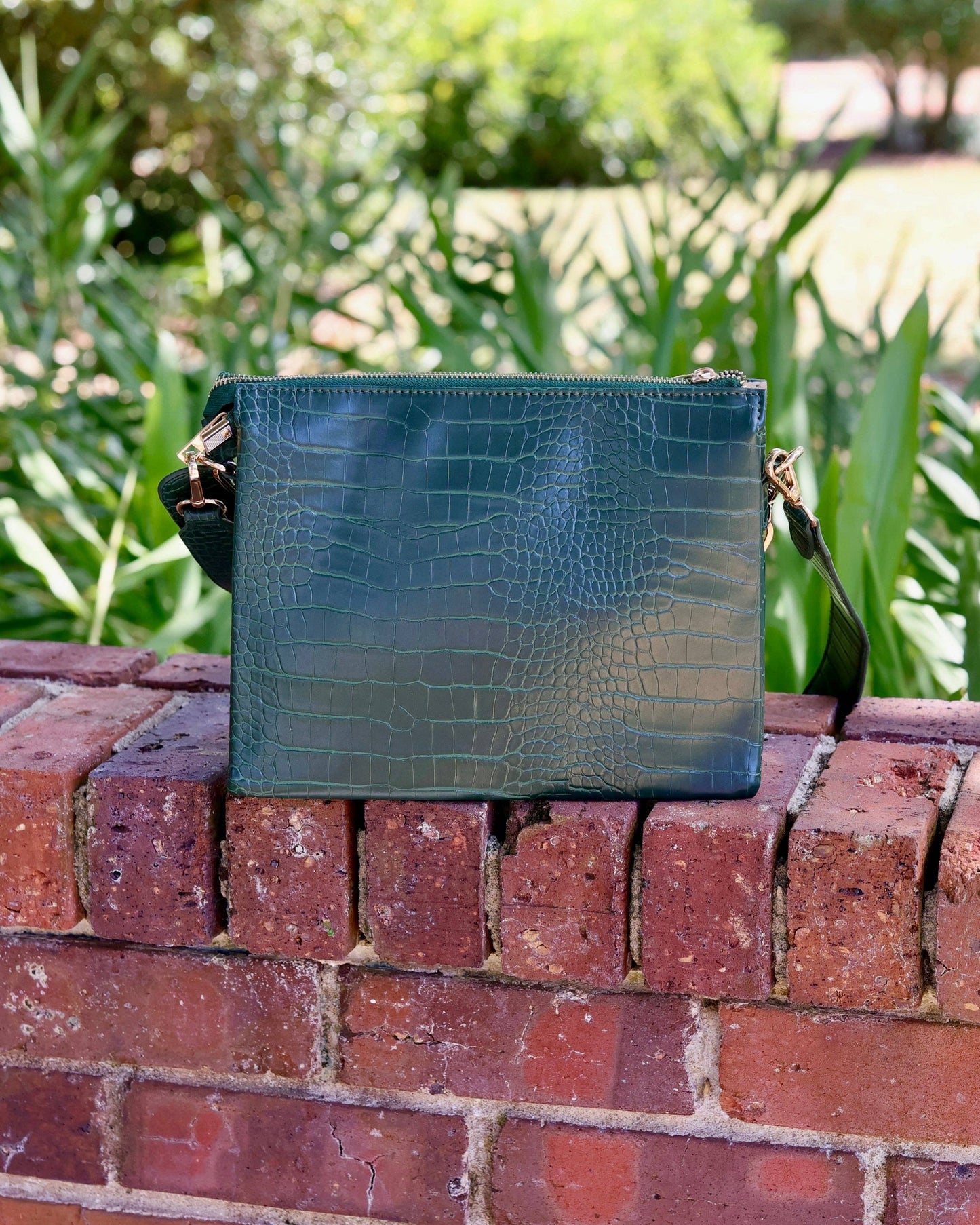 Ariana Crossbody Hunter Green EC