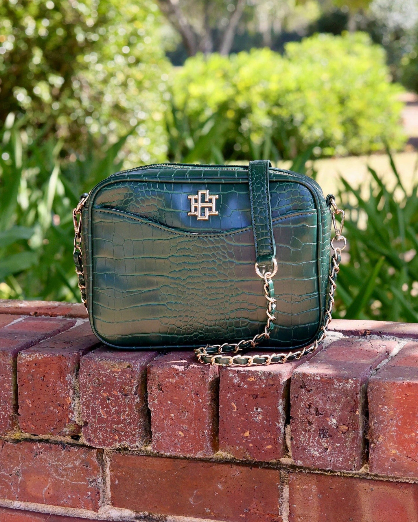 Fiona Crossbody Hunter Green EC: