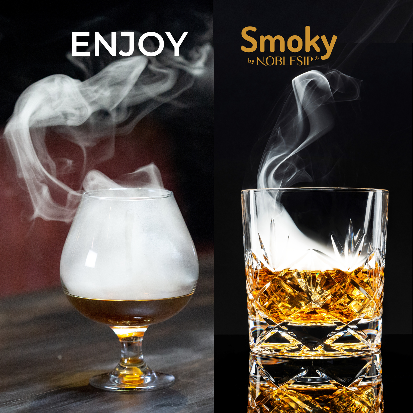 Cocktail Smoker Kit, Premium Home Bar Gift Set, Whiskey Men: No Personalization