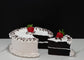 Large Fake Vanilla Cake with Slice Missing