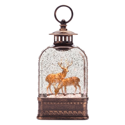 LED Snow Globe w/Deer