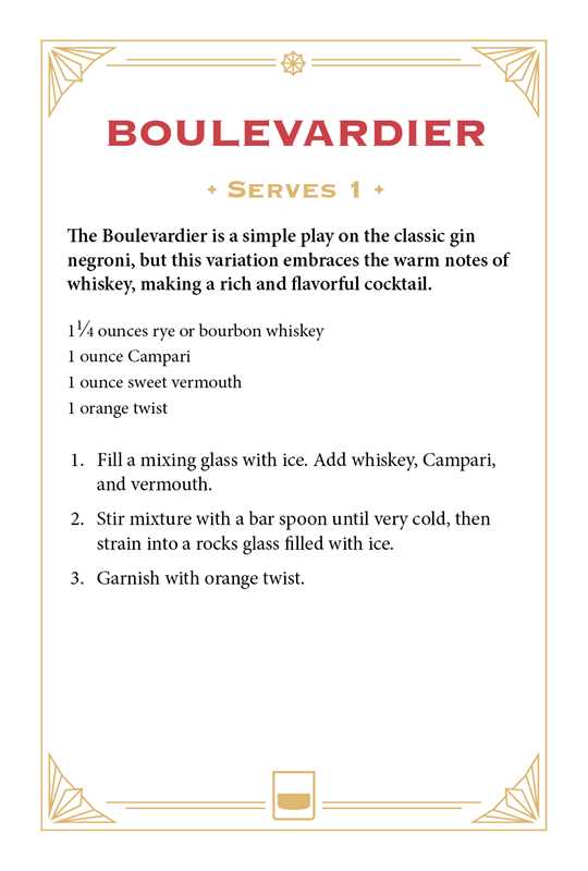 Whiskey Cocktail Cards A–Z by Adams Media: Flashcards