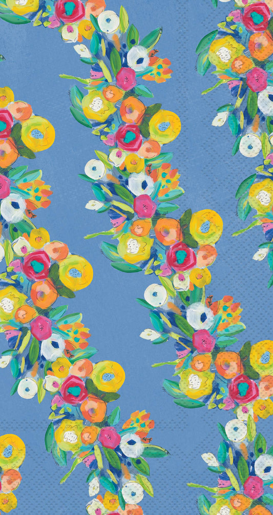 Paper Guest Towels - Cheerful Blossoms Garland