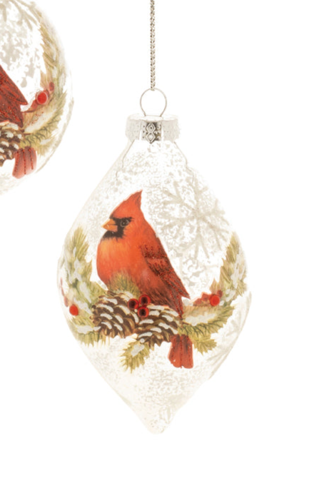 Cardinal Glass Ornament (2 Styles)