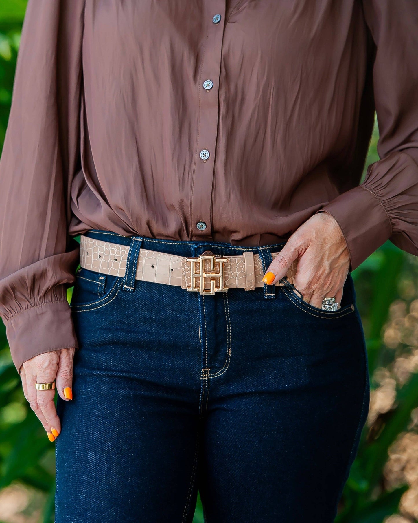 Bridgette Belt Latte EC