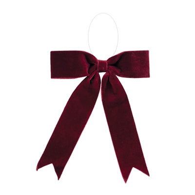 Burgundy Bow Ornament