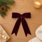 Burgundy Bow Ornament