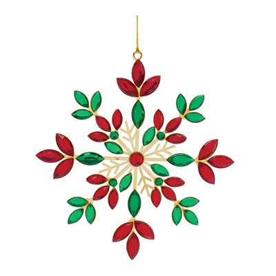 Jewel Snowflake Ornament