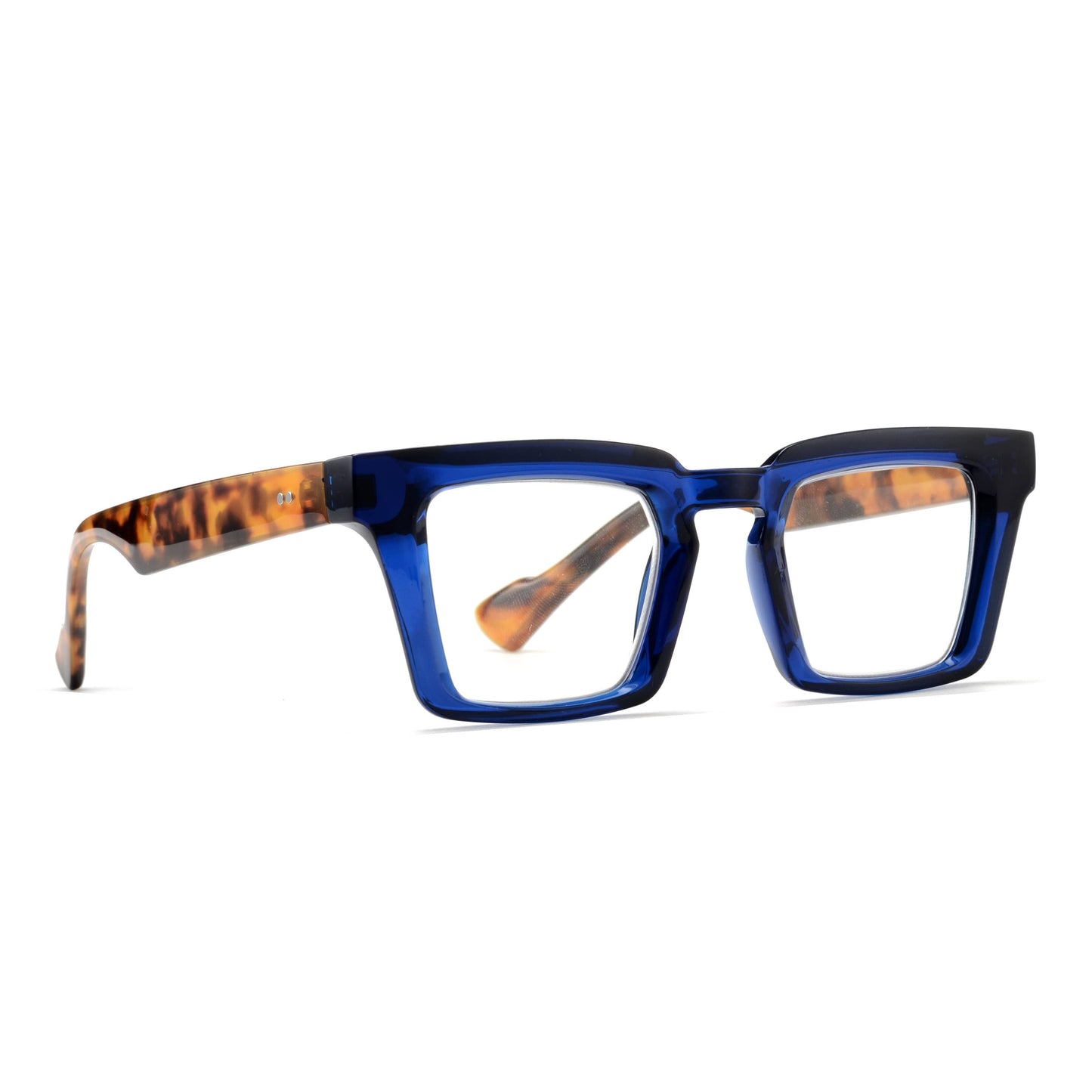 BLAKE | Navy Blue | Tortoise |  Blue Light: 1.75