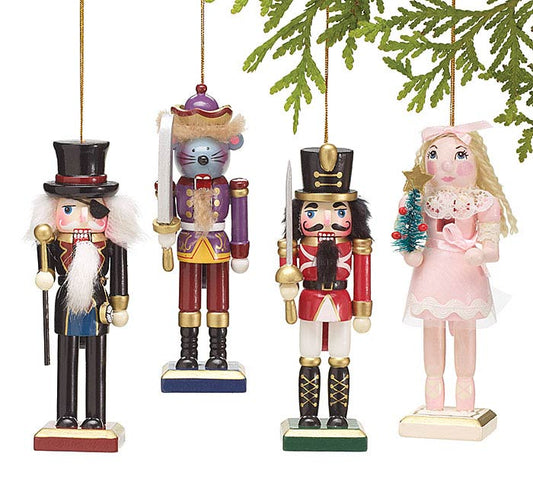 Nutcracker Ballet Ornament Set (Set of 4)