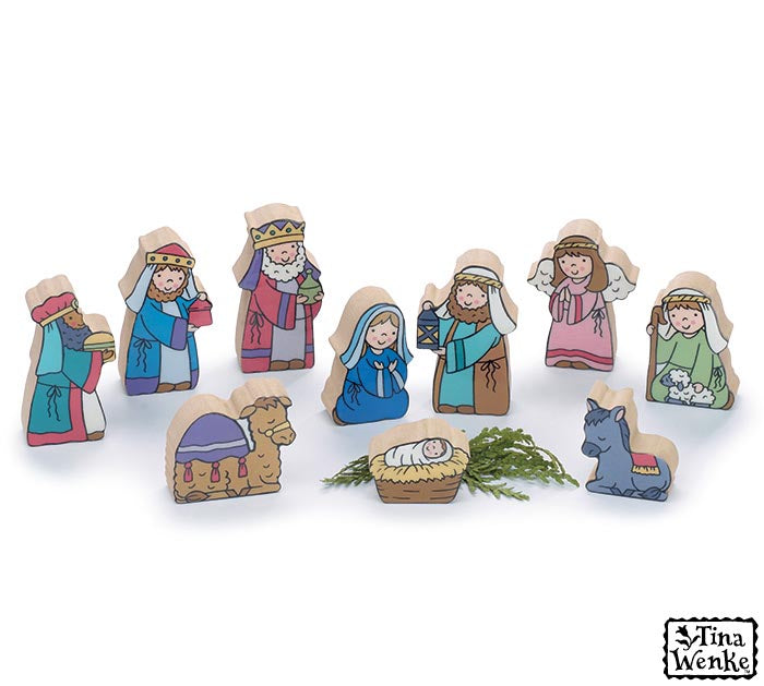 Child Like Nativity Set (10 Piece Set)