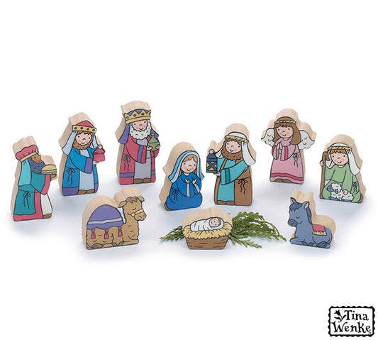 Child Like Nativity Set (10 Piece Set)