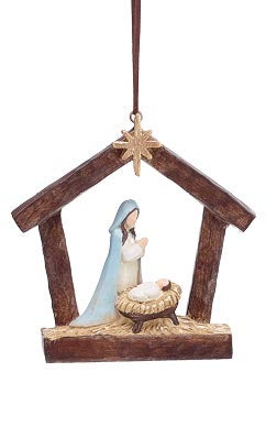Humble Hope Holy Family Resin Ornament (3 Styles)