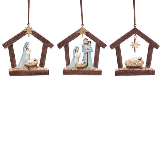 Humble Hope Holy Family Resin Ornament (3 Styles)