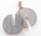 Large Interlocking Marble Pumpkin Decor