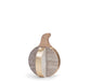 Small Interlocking Marble Pumpkin Decor