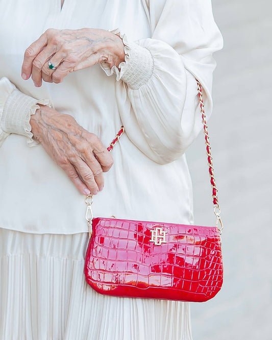 Livi Crossbody Red Patent EC: