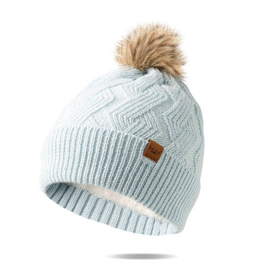 Britt's Knits Mainstay Pom Hat Open Stock: Sky