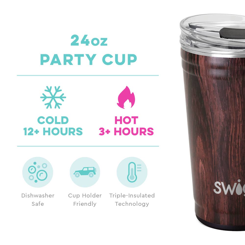 Bourbon Barrel Party Cup (24oz)