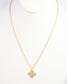 Rexburg Cross Necklace Gold: Default