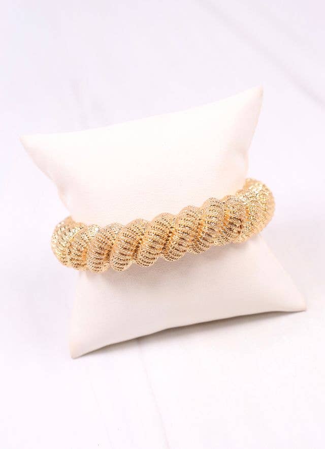 Governor Twisted Stretch Bracelet GOLD: Default
