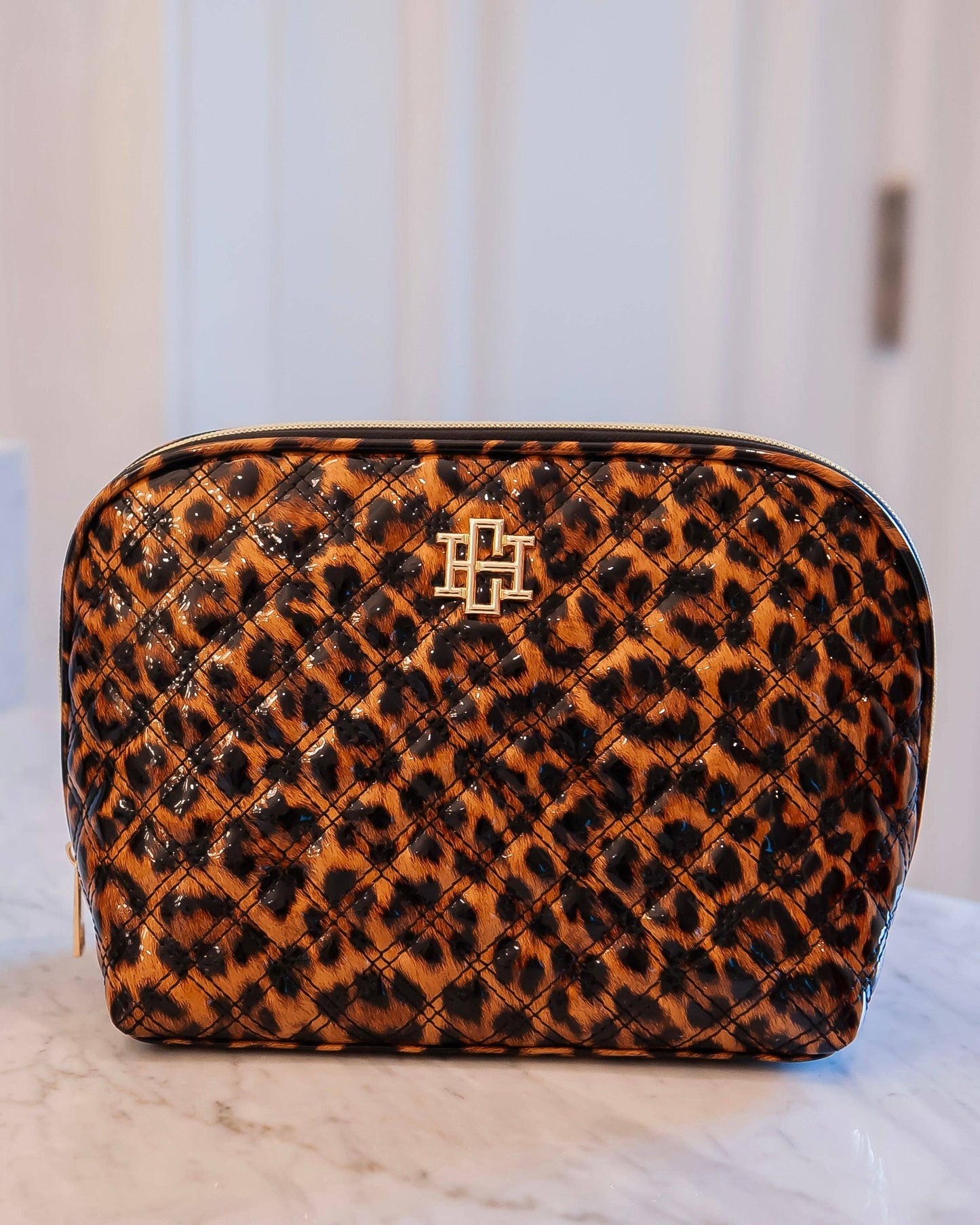 Ibiza Small Pouch Spotted Patent: Default
