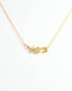 Alligator Necklace Gold: Default
