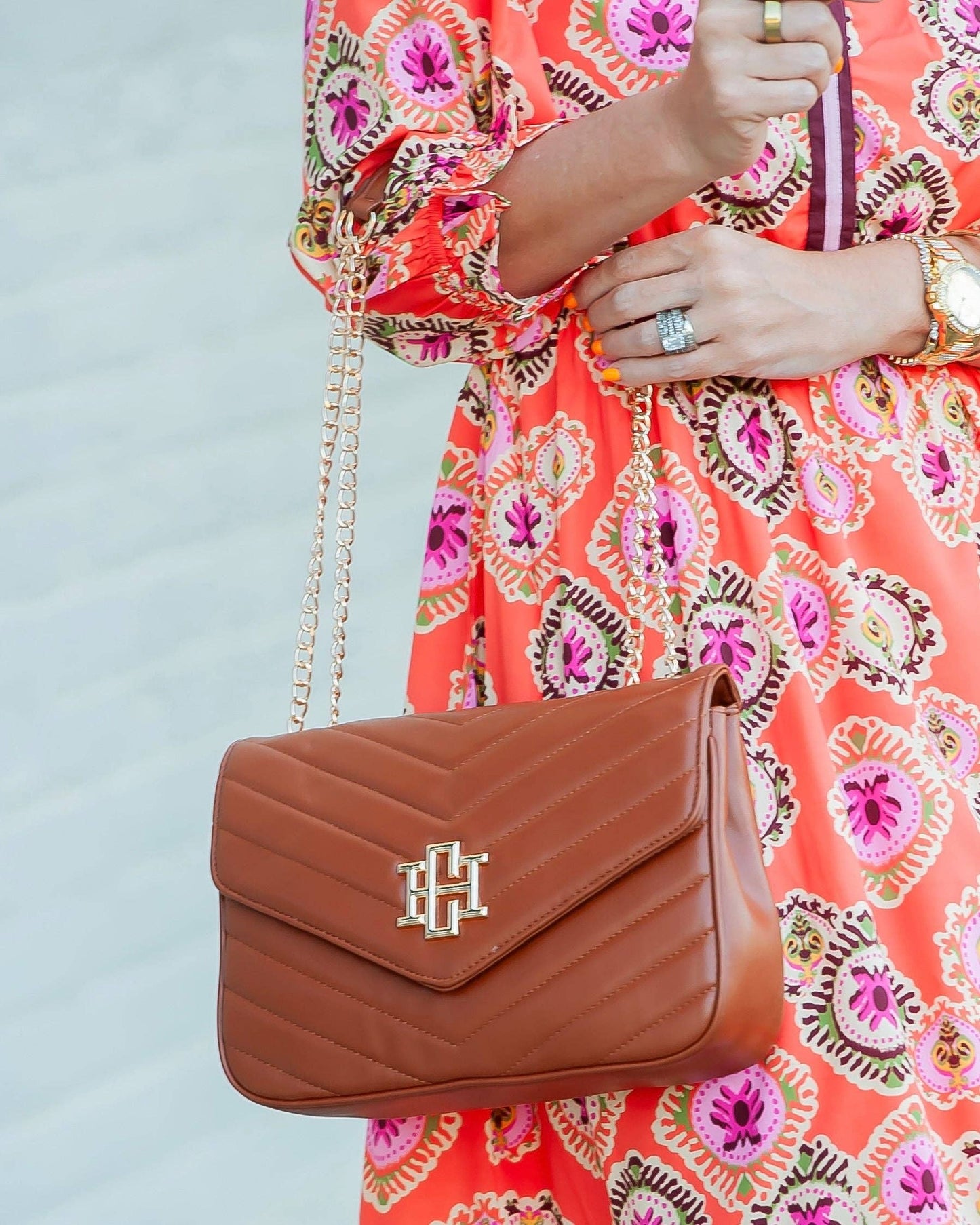 Mia Crossbody Bag Saddle VQ: