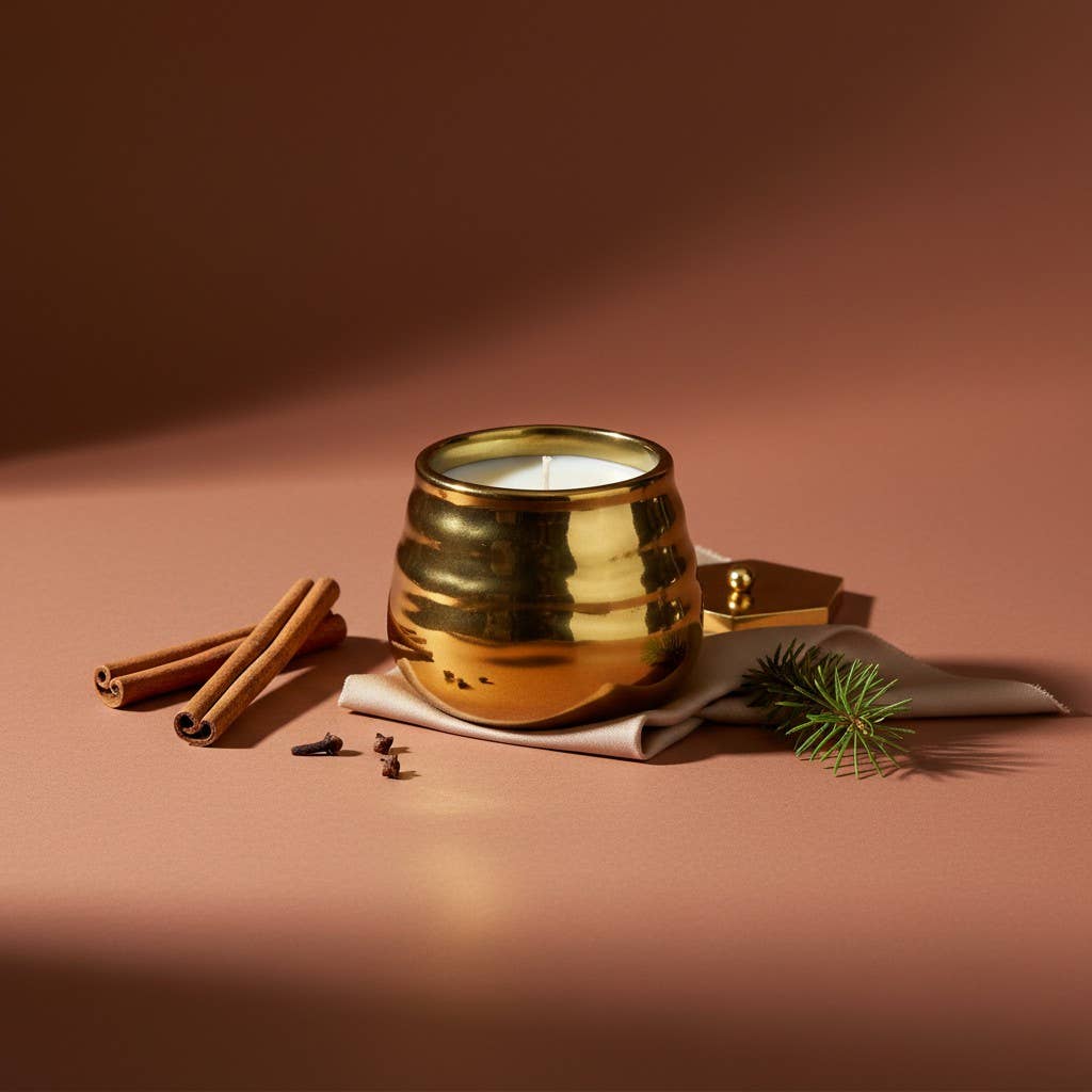 8 oz Midas Candle: Vanilla Lume