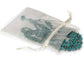 Organza Sheer Drawstring Bags: Ivory / 10 Pack / 4x6"