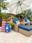 Red Plaid Firecracker Yard