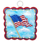 Mini Scallop Art Waving Flag