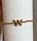 Kids Letters of Gold Initial Bracelet